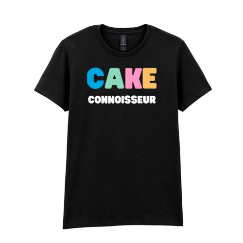 cake connoisseur black t with colour Thumbnail