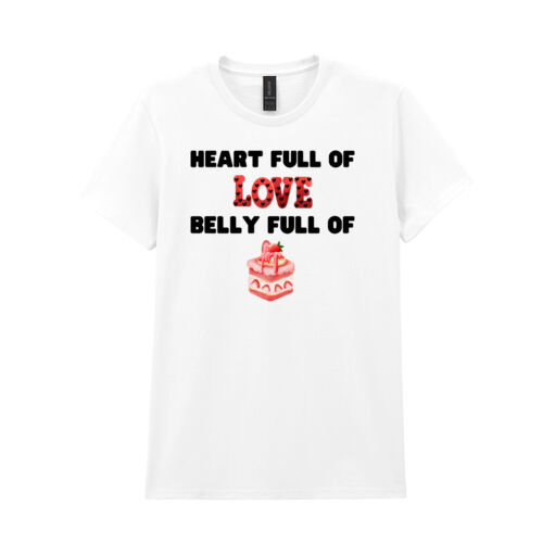 Heart full of love white tee Thumbnail